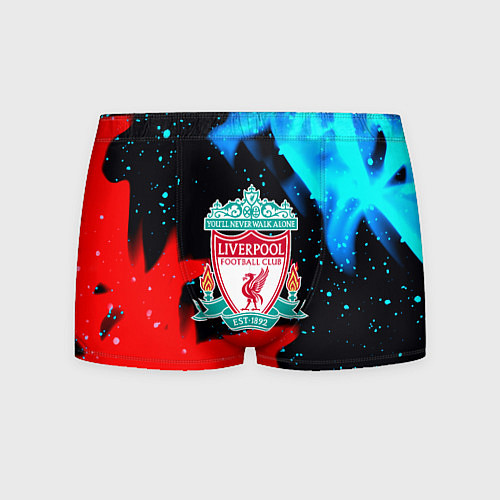 Мужские трусы Liverpool fire steel / 3D-принт – фото 1