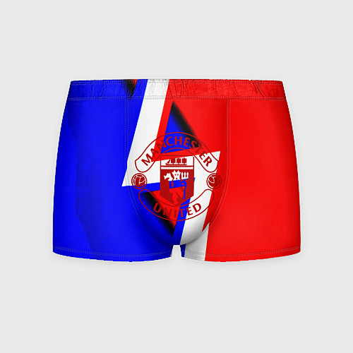 Мужские трусы Манчестер юнайтед геомтерия / 3D-принт – фото 1