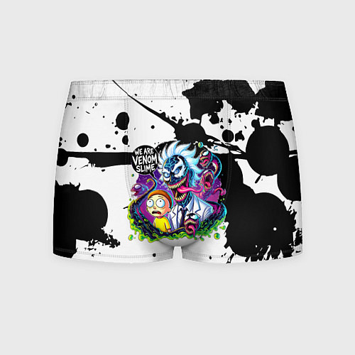 Мужские трусы Venom-Rick and Morty - blots / 3D-принт – фото 1