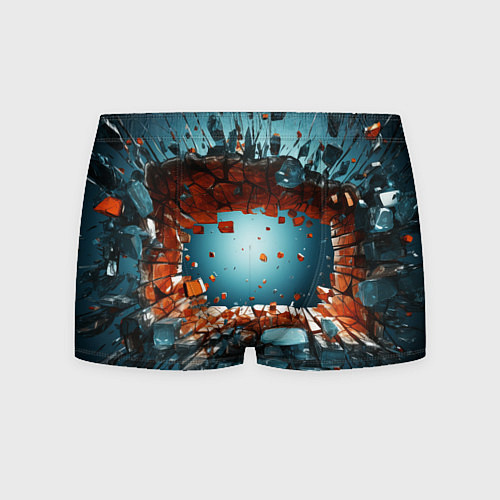 Мужские трусы Объемная дыра из частиц / 3D-принт – фото 1