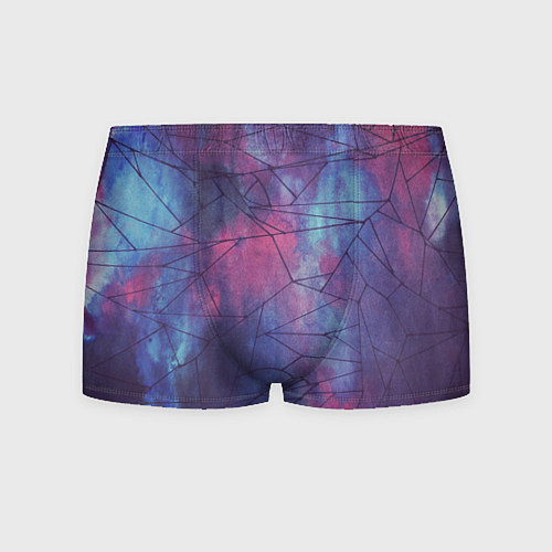 Мужские трусы Космическая туманность: паутина / 3D-принт – фото 1