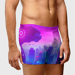 Трусы-боксеры мужские Кибер вселенная, цвет: 3D-принт — фото 2
