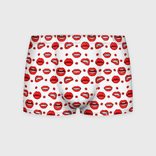 Мужские трусы Губной паттерн / 3D-принт – фото 1