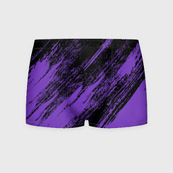 Трусы-боксеры мужские The color is purple and black, цвет: 3D-принт