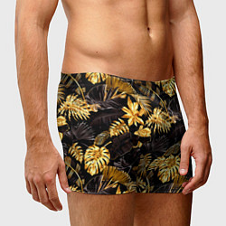 Трусы-боксеры мужские Золотые тропики, цвет: 3D-принт — фото 2