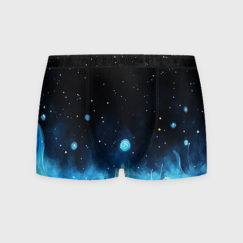Мужские трусы Синяя светящееся краска / 3D-принт – фото 1