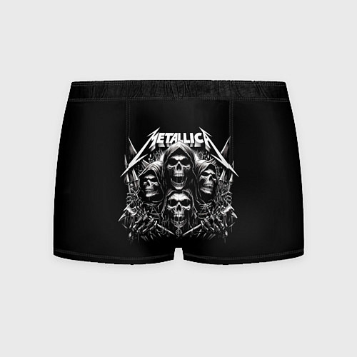 Мужские трусы Metallica - four skulls / 3D-принт – фото 1