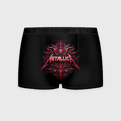 Мужские трусы Металлика - геральдический орнамент / 3D-принт – фото 1