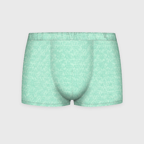 Мужские трусы Аквамарин однотонный текстурированный / 3D-принт – фото 1