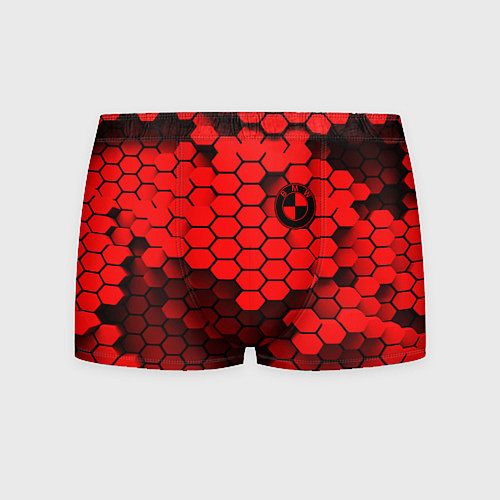 Мужские трусы BMW карбоновая абстракция / 3D-принт – фото 1