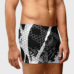 Трусы-боксеры мужские Samurai соты краски, цвет: 3D-принт — фото 2