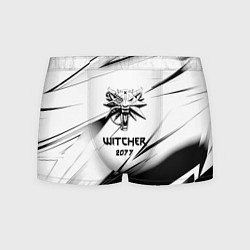 Трусы-боксеры мужские Ведьмак stripes, цвет: 3D-принт