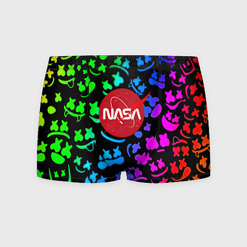 Мужские трусы Marshmello x NASA gradient / 3D-принт – фото 1