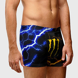Трусы-боксеры мужские Monster energy storm, цвет: 3D-принт — фото 2