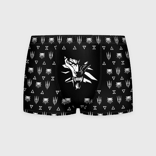 Мужские трусы Ведьмак логотипы / 3D-принт – фото 1