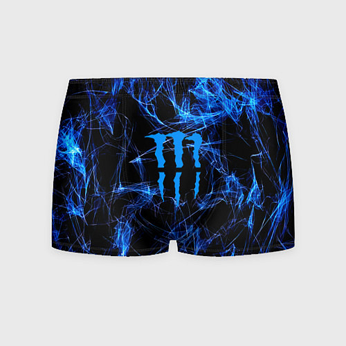 Мужские трусы Monster energy искры дымы / 3D-принт – фото 1