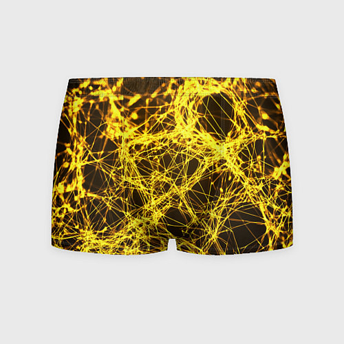 Мужские трусы Золотые нити текстура / 3D-принт – фото 1