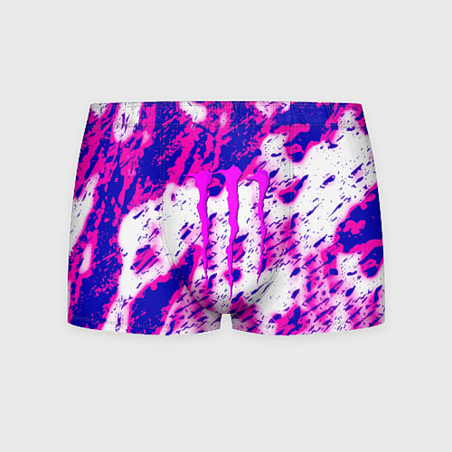 Мужские трусы Monster energy краски гранж / 3D-принт – фото 1