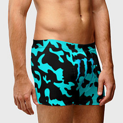 Трусы-боксеры мужские Monster energy камуфляж голубой, цвет: 3D-принт — фото 2