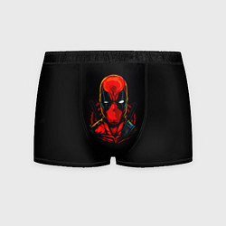 Трусы-боксеры мужские Дэдпул злость, цвет: 3D-принт