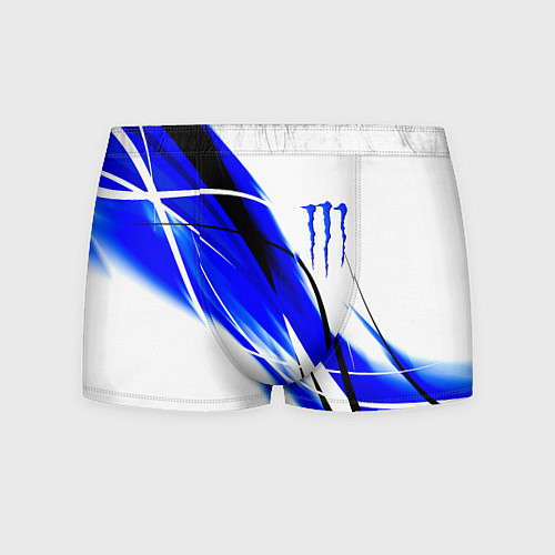 Мужские трусы Monster energy линии абстракции / 3D-принт – фото 1