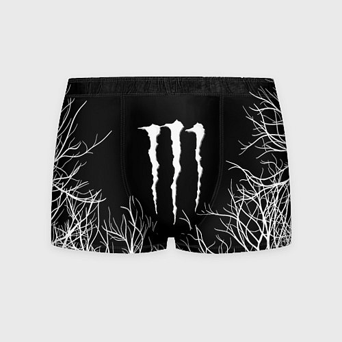 Мужские трусы Monster energy лес / 3D-принт – фото 1