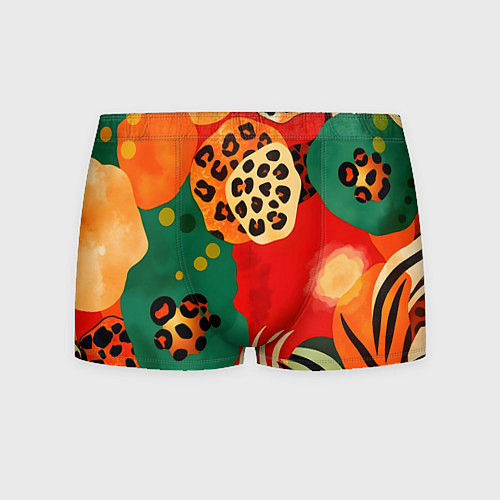 Мужские трусы Анималистичный африканский паттерн / 3D-принт – фото 1