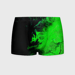 Трусы-боксеры мужские Color green black, цвет: 3D-принт