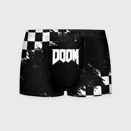 Мужские трусы Doom краски клетка / 3D-принт – фото 1