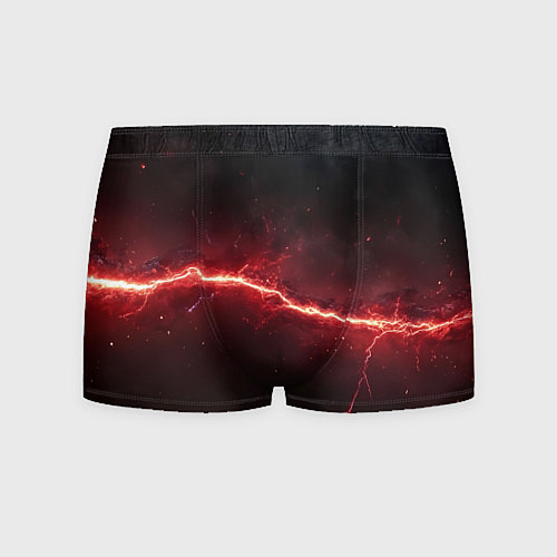Мужские трусы Красная линия - молния / 3D-принт – фото 1