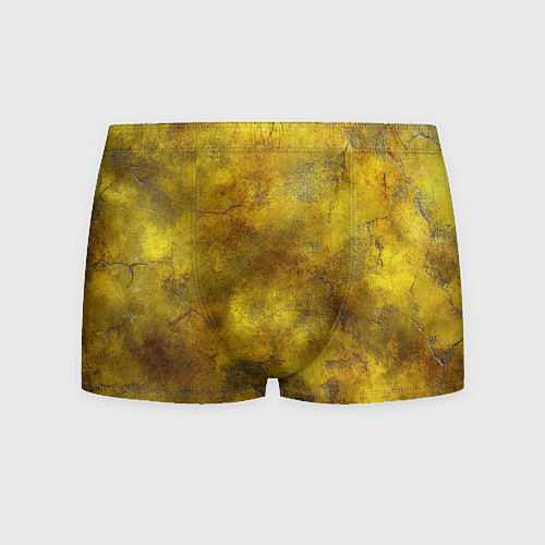 Мужские трусы Золотая ржавая текстура / 3D-принт – фото 1
