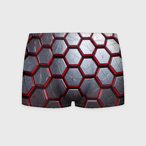 Мужские трусы Металлический бронежилет / 3D-принт – фото 1