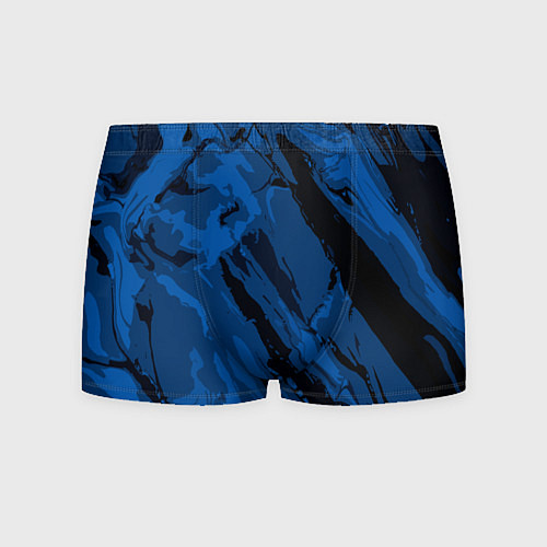 Мужские трусы Тёмный синий абстракция / 3D-принт – фото 1