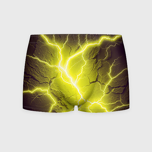 Мужские трусы Color yellow black / 3D-принт – фото 1