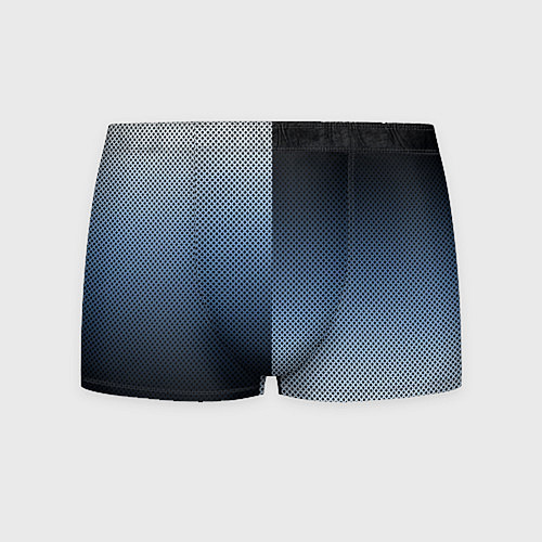 Мужские трусы Чёрно-синий текстурированный градиент пополам / 3D-принт – фото 1