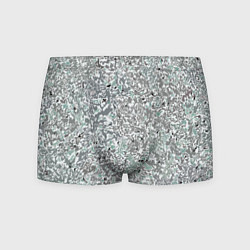 Трусы-боксеры мужские Перламутровый серо-голубой паттерн, цвет: 3D-принт