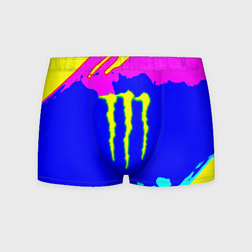 Мужские трусы Monster energy краски цветные / 3D-принт – фото 1