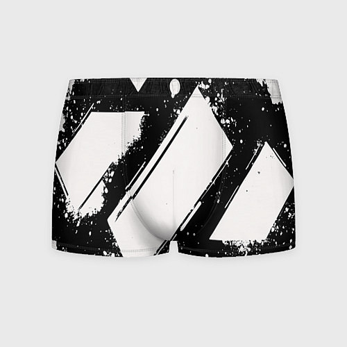 Мужские трусы Color black white / 3D-принт – фото 1