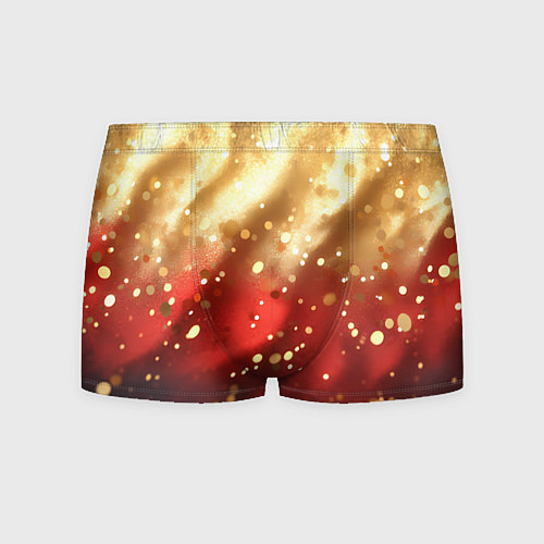 Мужские трусы Волнистая текстура с блестками / 3D-принт – фото 1