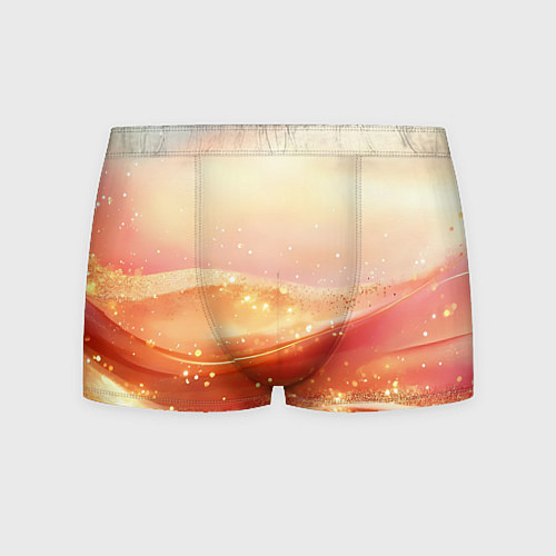 Мужские трусы Оранжевые пески - абстракция / 3D-принт – фото 1