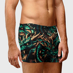 Трусы-боксеры мужские Японские драконы ирезуми, цвет: 3D-принт — фото 2