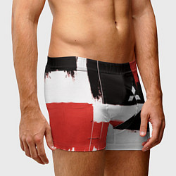 Трусы-боксеры мужские Митсубиси логотип, цвет: 3D-принт — фото 2