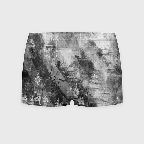 Мужские трусы Абстракция - atomic gray / 3D-принт – фото 1