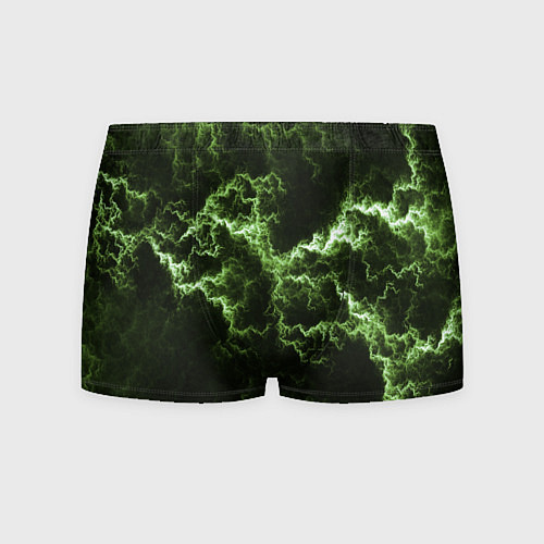 Мужские трусы Lightning green glow / 3D-принт – фото 1