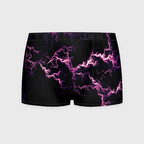 Мужские трусы Lightning pink glow / 3D-принт – фото 1