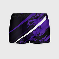 Мужские трусы Color black purple line