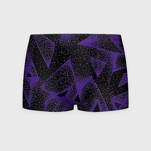 Мужские трусы The triangle is purple / 3D-принт – фото 1