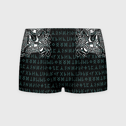 Мужские трусы Руны и татуировки викингов / 3D-принт – фото 1