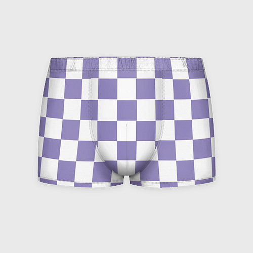 Мужские трусы Квадраты фиолетовые / 3D-принт – фото 1