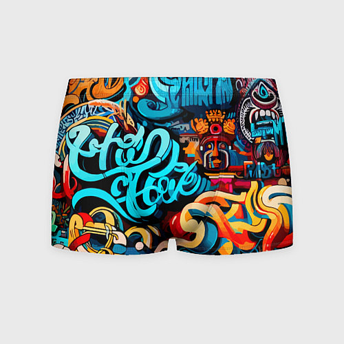 Мужские трусы Abstract graffiti - ai art / 3D-принт – фото 1
